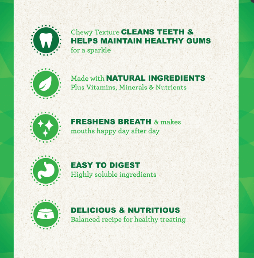 Greenies - Dental Dog Treats - Original - Large 510g (12 Pack)
